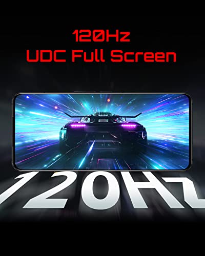 REDMAGIC 7S Pro 120Hz Gaming Phone, 5G Android Smartphone, 18GB RAM+512GB ROM, Snapdragon 8+ Gen 1, 6.8" Full Screen, 5000mAh, 64MP Camera, Unlocked Mobile Phone Black&Transparent(No UK Charger)