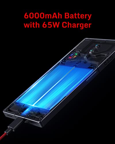 REDMAGIC 8 Pro 120Hz Gaming Phone, 5G Android Smartphone, 12GB RAM+256GB ROM, Snapdragon 8 Gen 2, 6.8" AMOLED Full Screen, 6000mAh, 50MP Camera, Dual-Sim, Unlocked Mobile Phone Black(No UK Charger)