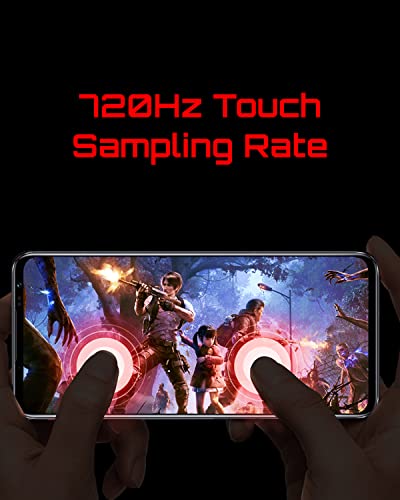 REDMAGIC 7 165Hz Gaming Phone, 5G Android Smartphone, 18GB RAM+256GB ROM, Snapdragon 8 Gen 1, 6.8" FHD Screen, 4500mAh, 64MP Camera, Dual-Sim, NFC, Unlocked Mobile Phone Transparent (No UK Charger)