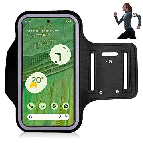 iPro Accessories For Google Pixel 7A/7/7 Pro/6/6 Pro/5/4a/4a 5g/3A Armband Case, Google Pixel 7/7 Pro/5/4a/4a 5g/3A/3XL Protective Case, Sports Phone Case Holder for Running, Gym Workouts & Exercise