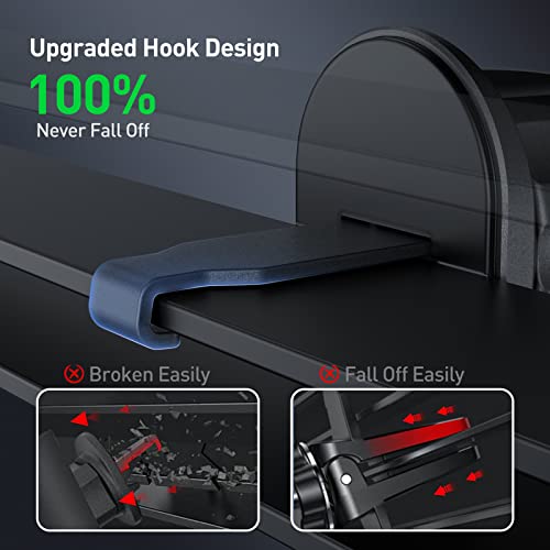 Avolare Car Phone Holder, Upgraded Car Phone Mount, 360° Rotation Air Vent Mobile Phone Holder for Car, Adjustable Hook Clip Car Vent Phone Holder for iPhone 13/12/11 Samsung 4.0 to 7 inches Phones