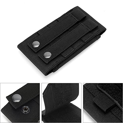 Universal Tactical Cell Phone Holsters Cell Phone Pouch Belt Holder EDC Security Pack Carry Accessory Kit Waist Bag Case Compatible with iPhone 12,12 Pro,11,11 Pro,13,13 Pro, XR X 6 7 8 Plus