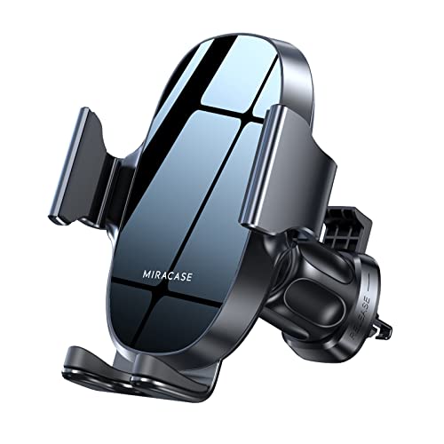 Miracase 2nd Generation Car Phone Holder, Air Vent Phone Holder for Cars 360° Rotation, Universal Mobile Phone Mount Automobile Cradles for Vent Van iPhone 14 Pro Max 13 12 11 Samsung