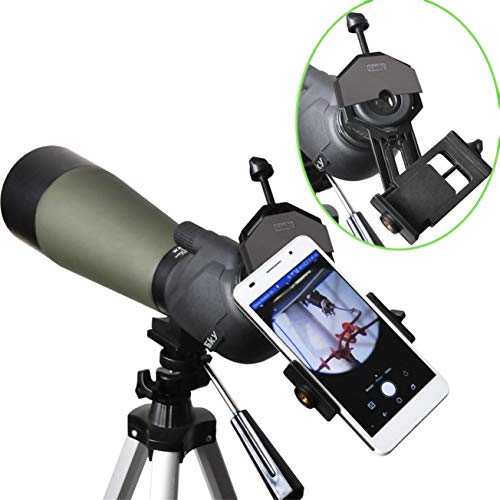 Gosky Universal Mobile Phone Adapter Holder for with Binoculars, Monocular Spotting Scope, Telescope, Microscope