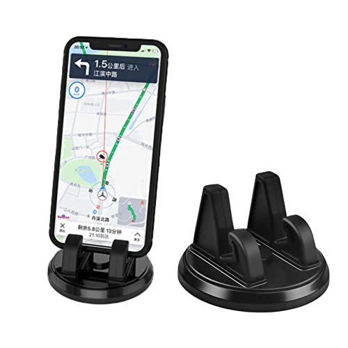 Smart Kraft CAR PHONE HOLDER FOR CARS, SILICONE CAR PHONE MOUNT, BLACK MOBILE PHONE HOLDER FOR CAR DASHBOARDS, SLIP FREE CAR ACCESSORIES FOR WOMEN, TRAVEL ACCESSORIES FOR ALL SMARTPHONE - MINI