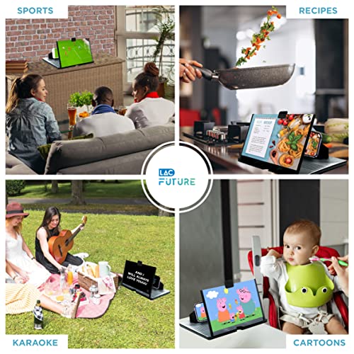 LAC Mobile Phone Screen Magnifier 14"| Cool Gadgets For Teenage Boys Presents For Dad Birthday Gifts For Men | Phone Amplifier Mens Gifts For Him | Mobile Phone Magnifier Screen Accessories Dad Gifts