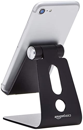 Amazon Basics Adjustable Cell Phone Stand | Black