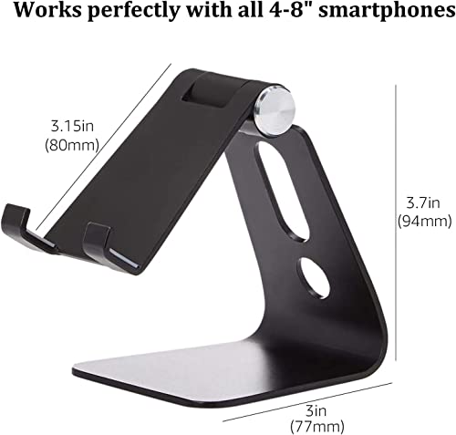 Amazon Basics Adjustable Cell Phone Stand | Black