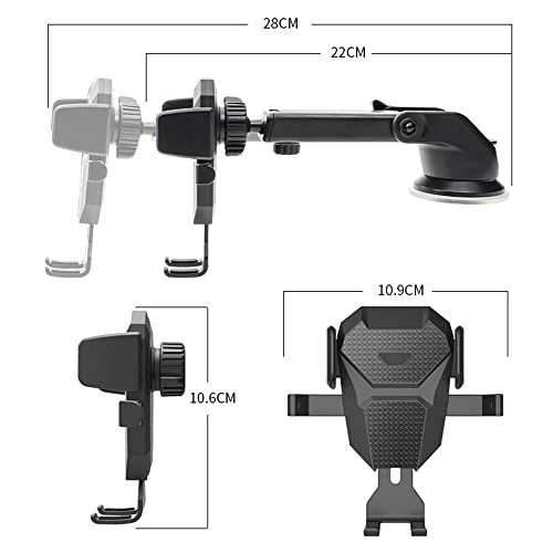 Mobile-Phone Holder / Mount for Car - Automobile Cradle Van Accessories for Dashboard Windscreen