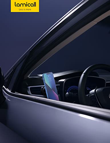 Lamicall Magnetic Car Phone Holder Vent 2023 Upgrade 6X N52 Strong Magnets, Universal Mobile Phone Mount Hook, 360 Rotating Air Vent Cradle for iPhone, Samsung, Huawei, All Smartphones & Tablets