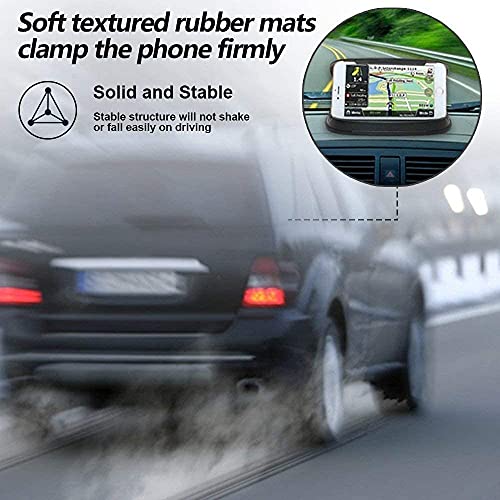 DeegoDirect Car Phone Holder Cradles, Universal Mobile Phone Car Mount Dashboard Holder Fit for 3-6.8 inch Devices Compatible for iPhone, Samsung S22, S21, Huawei, GPS Devices