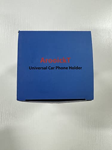 ArooickT Car Phone Holder，[Super Stable & Durable] Upgraded Strongest Suction Phone Holder for Cars，3-in-1 Phone Holder Dashboard/Air Vent/Windshield, Hands-Free Washable for All Mobile Phones