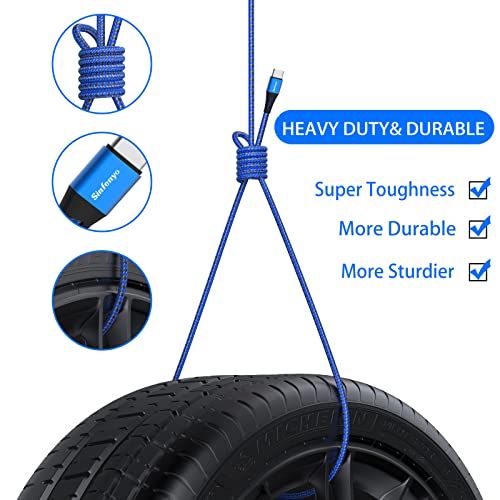 USB C Cable Type C Charger Cable 1M Fast Charging Cable Lead Nylon Braided Phone USB-C Charger Cable for Samsung Galaxy S23 S22 S21 Ultra S20 Fe Plus S10 S9 S8 A40 A50 A70 A20e A3 A5 2017,Note 20 10