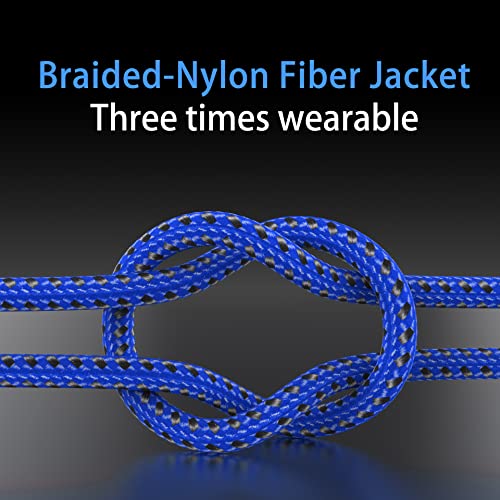 USB C Cable Type C Charger Cable 1M Fast Charging Cable Lead Nylon Braided Phone USB-C Charger Cable for Samsung Galaxy S23 S22 S21 Ultra S20 Fe Plus S10 S9 S8 A40 A50 A70 A20e A3 A5 2017,Note 20 10