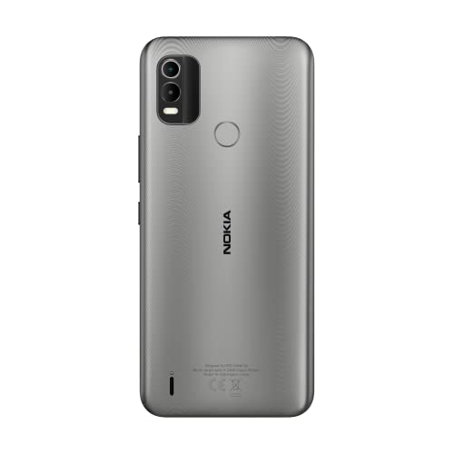 Nokia C21 Plus Smartphone with 6.5" HD+ Display, Toughened Glass, 2-Day Battery Life, 13MP Dual-Camera with HDR, Panorama & Beautification, Clean OS, 2 Years Security Updates, Dual-Sim - Grey
