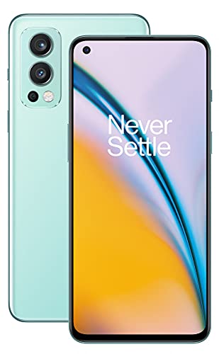 OnePlus Nord 2 5G (UK) - 8GB RAM 128GB SIM Free Smartphone with Triple Camera and 65W Warp Charge - 2 Year Warranty - Blue Haze