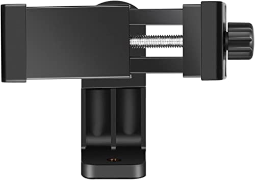 Neewer Smartphone Holder Vertical Bracket with 1/4-inch Tripod Mount - Phone Clip Tripod Adapter for X 8 7 plus 7 6 plus, Samsung S8 S7 S6 and Other Phones within 1.9-3.9 inches Width (Black)