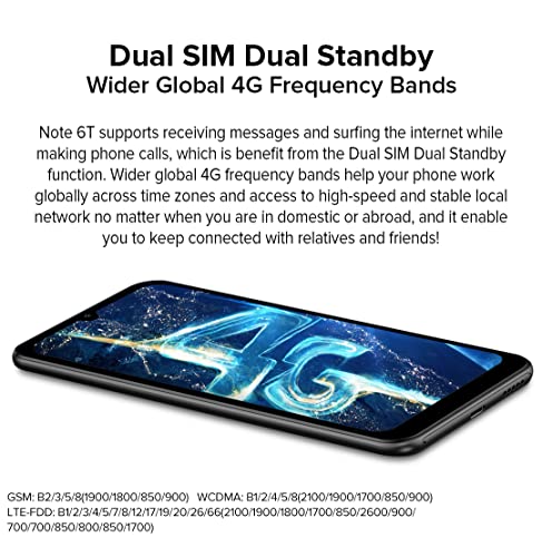 Android 12 Mobile Phone Unlocked Ulefone NOTE 6T, 2.0GHz Quad Core 3GB+64GB, 8.5mm Ultra Slim DUAL SIM-Free Smartphone, 6.1'' HD+ Screen, 3-Card Slot, 4G Phone, 13MP+5MP Camera, Face Unlock GPS Purple