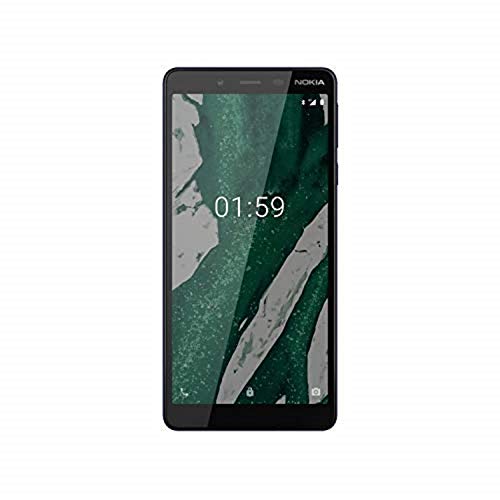Nokia 1 Plus 5.45 Inch Android Pie (Go Edition) UK Sim-Free Smartphone with 1 GB RAM and 8 GB Storage (Single Sim) - Blue
