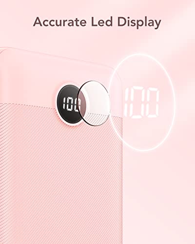 VEGER Power Bank-30000mAh, 20W Fast Charging PD18W QC 3.0 USB C Battery Pack Portable Charger with 4 Outputs & 2 Inputs Compatible with iPhone/iPad/Samsung Phones Tablet and More