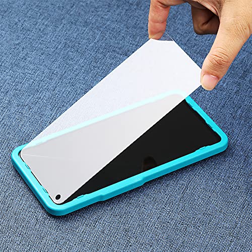 Ibywind Screen Protector for Oneplus Nord CE 5G, [Pack of 2] with Back Carbon Fiber Skin Protector,Including Easy Install Kit