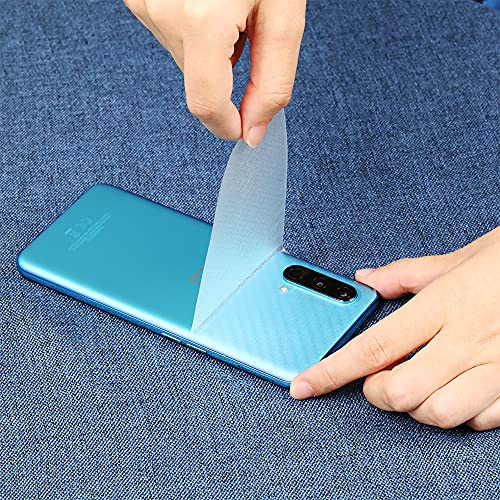 Ibywind Screen Protector for Oneplus Nord CE 5G, [Pack of 2] with Back Carbon Fiber Skin Protector,Including Easy Install Kit