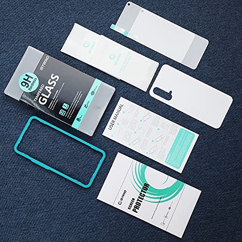 Ibywind Screen Protector for Oneplus Nord CE 5G, [Pack of 2] with Back Carbon Fiber Skin Protector,Including Easy Install Kit