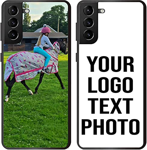 Mobile Stuff Personalised Phone Case For Samsung Galaxy S21 FE 5G, Image/Picture/Photo Custom Design PC + Soft TPU Rubber 5G (Galaxy 5G)