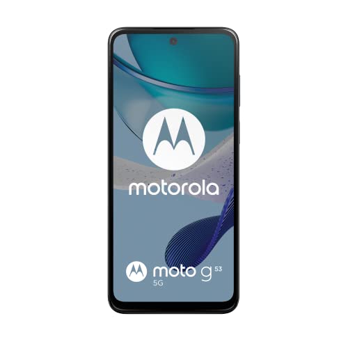 Motorolo moto (g53 5G, 6.5 Inch 120 Hz Display, 50 MP Camera, Dolby Atmos Stereo Speakers, 5000 mAh Battery,TurboPower Charging, 5G, Snapdragon 480+ Processor, 4/128 GB, Dual SIM), Arctic Silver