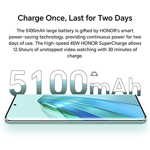 HONOR Magic 5 Lite, Sim-Free & Unlocked Mobile Phones, 5G Smartphone, 6GB+128GB, 6,67” Curved AMOLED 120Hz Display, 64MP Triple Rear Camera, 5100 mAh Battery, Dual SIM, Android 12
