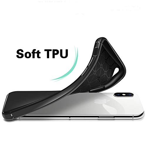 Phone Case for Oneplus 7 Pro with Tempered Glass Screen Protector Cover and Magnetic Stand Ring Holder Accessories Shockproof Silicone Oneplus7Pro One Plus Plus7pro 1 1Plus OnePlus7 7Pro + 1+7 black