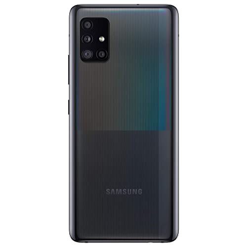 Samsung Galaxy A51 5G Prism Cube Black 128GB Android Smartphone, SIM Free Mobile Phone (Renewed)