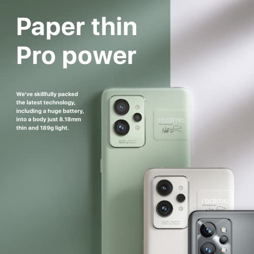 realme GT 2 Pro 5G, 12+256GB, Steel Black, Sim Free Unlocked Mobile Phone, Snapdragon 8 Gen 1, 5000mAh Massive Battery, 65W SuperDart Charge + UK Warranty