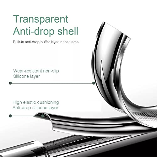 Hually Case for Samsung Galaxy A23, Transparent Bumper Cover with Shock-Absorption and Air-Cushion Corners, TPU Silicone 360 Drop Protection Cell Phone Case for Samsung Galaxy A23 5G/4G(Clear)