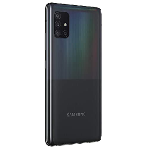 Samsung Galaxy A51 5G Prism Cube Black 128GB Android Smartphone, SIM Free Mobile Phone (Renewed)