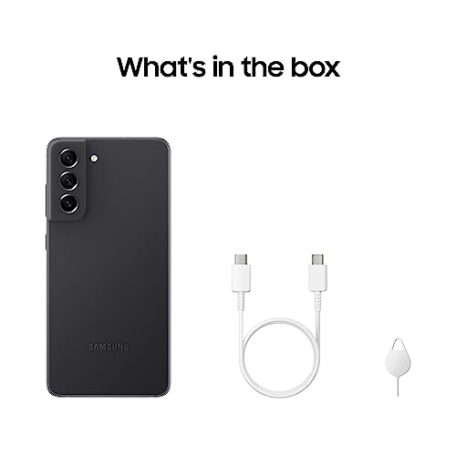 Samsung Galaxy S21 FE 5G, 256GB, SIM Free Smartphone, Graphite, 3 Year Extended Warranty (UK version)