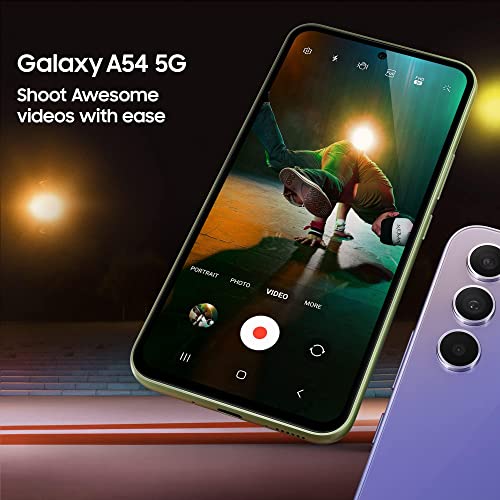 Samsung Galaxy A54 5G Mobile Phone 6.4 Inch Super AMOLED FHD+ screen 256GB Awesome Graphite, 3Y Extended Manufacturer Warranty
