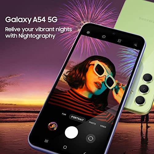 Samsung Galaxy A54 5G Mobile Phone 6.4 Inch Super AMOLED FHD+ screen 256GB Awesome Graphite, 3Y Extended Manufacturer Warranty