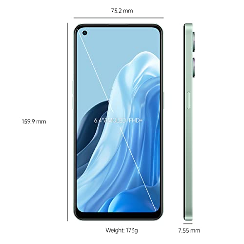 OPPO Reno8 Lite 5G Smartphone, Qualcomm® Snapdragon™ 695, 6.4” AMOLED, 64MP+2MP+2MP rear camera, 16MP front camera, RAM 8GB + ROM 128GB expansion up to 1TB, 4500mAh 33W Supervooc, Rainbow Spectrum