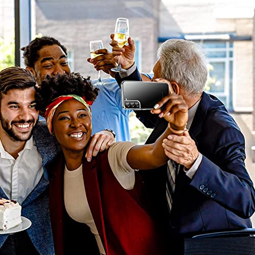 NWNK13 For Samsung Galaxy S21 Fe 5G Case Crystal Clear Slim Fit Front & Back 360° Case Built-in Screen Protector Full Body Silicone Gel Mobile Phone Cover for Samsung S21 Fe 5G (Clear)