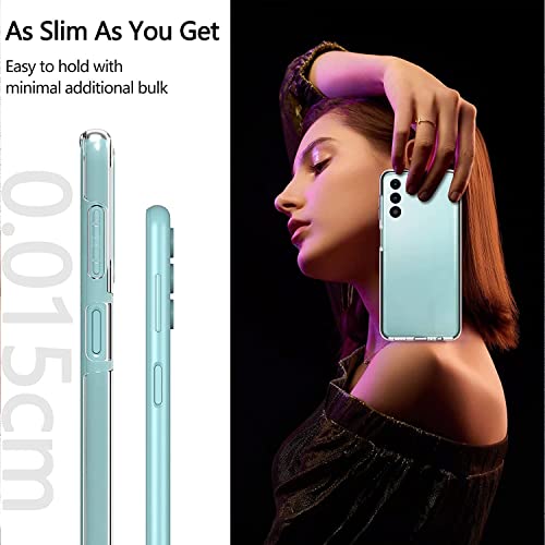 NWNK13 For Samsung Galaxy A13 5G / A13 4G Case Crystal Clear Slim Fit Front & Back 360° Case Built-in Screen Protector Full Body Silicone Gel Mobile Phone Cover for Samsung A13 4G / 5G (Clear)