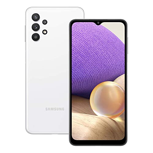 Samsung Galaxy A32, 5G SIM Free Android Smartphone - Awesome White (UK Version) (Renewed)