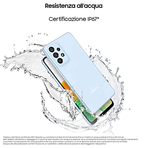 Samsung Galaxy A53 5G Awesome White 6.5" 128GB 5G Unlocked & SIM Free Smartphone