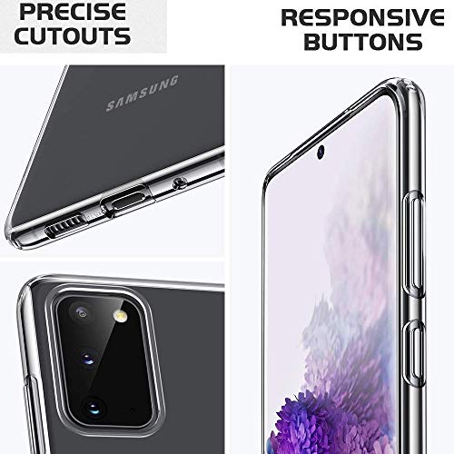 NWNK13 For Samsung Galaxy S20 FE 5G / S20 FE 4G Case Crystal Clear Slim Fit Front & Back 360° Case Built-in Screen Protector Full Body Silicone Gel Mobile Phone Cover for Samsung S20 FE(Clear)