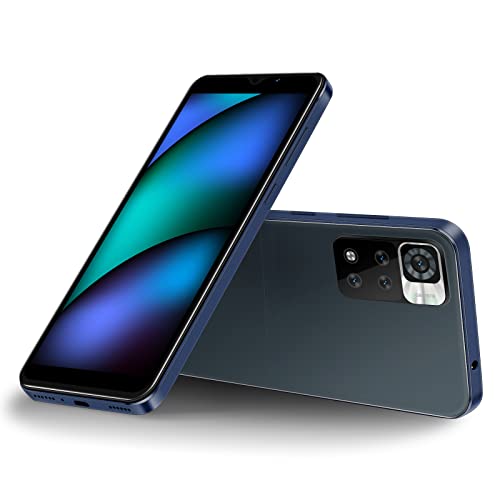 Xgody Y13 Quad Core, 4G Dual SIM Smartphone SIM Free Unlocked Mobile Phones, 8GB ROM/SD 256GB, 3000mAh Battery, 6-inch Display Android 9.0 phone, 5MP Camera, Face ID, GPS, FM, UK Version (Blue)