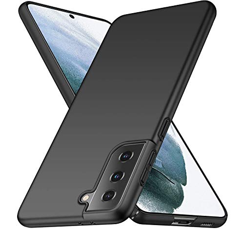 NWNK13 For Samsung Galaxy S22 Case Crystal Clear Slim Fit Front & Back 360° Case Built-in Screen Protector Transparent Full Body Silicone Gel Mobile Phone Cover for Samsung S22 5G (Clear) (Black)