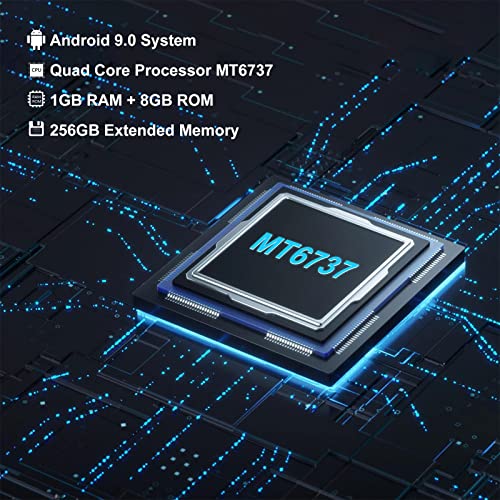 Xgody Y13 Quad Core, 4G Dual SIM Smartphone SIM Free Unlocked Mobile Phones, 8GB ROM/SD 256GB, 3000mAh Battery, 6-inch Display Android 9.0 phone, 5MP Camera, Face ID, GPS, FM, UK Version (Blue)