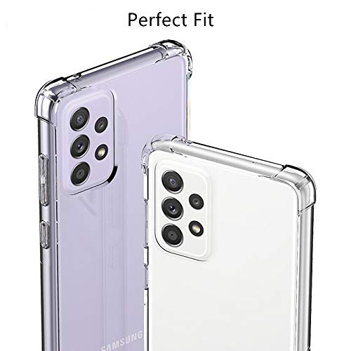 Compatible For Samsung Galaxy A52 and A52S Case, 4G 5G Totill Crystal Clear A52 Mobile Phone Cover, Protective funda, Ultra [thin Slim Fit], Smartphone Coque For A52 Phone Hülle-Transparent