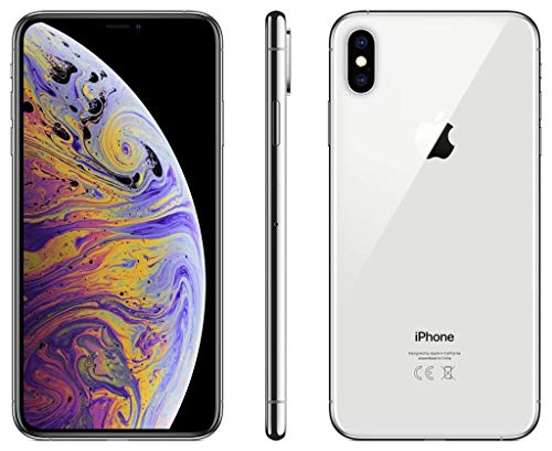 Apple iPhone XS Max 64GB Silver (Renewed)