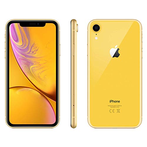 Apple iPhone XR, 128GB, Yellow - Fully Unlocked (Renewed)